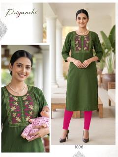 Desi kudi priyanchi feeding kurtis collection wholesale